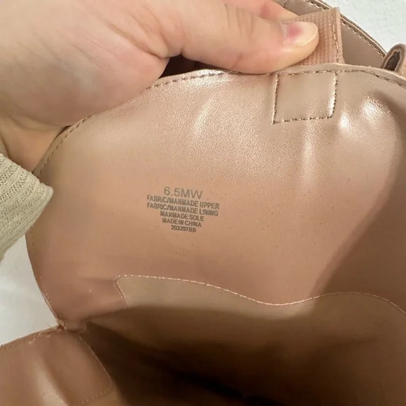 Rose Gold Gianni Bini Katyanna Over The Knee Rhinestone Boots - Picture 5 of 9